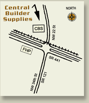 Map for Central Builder Supplies